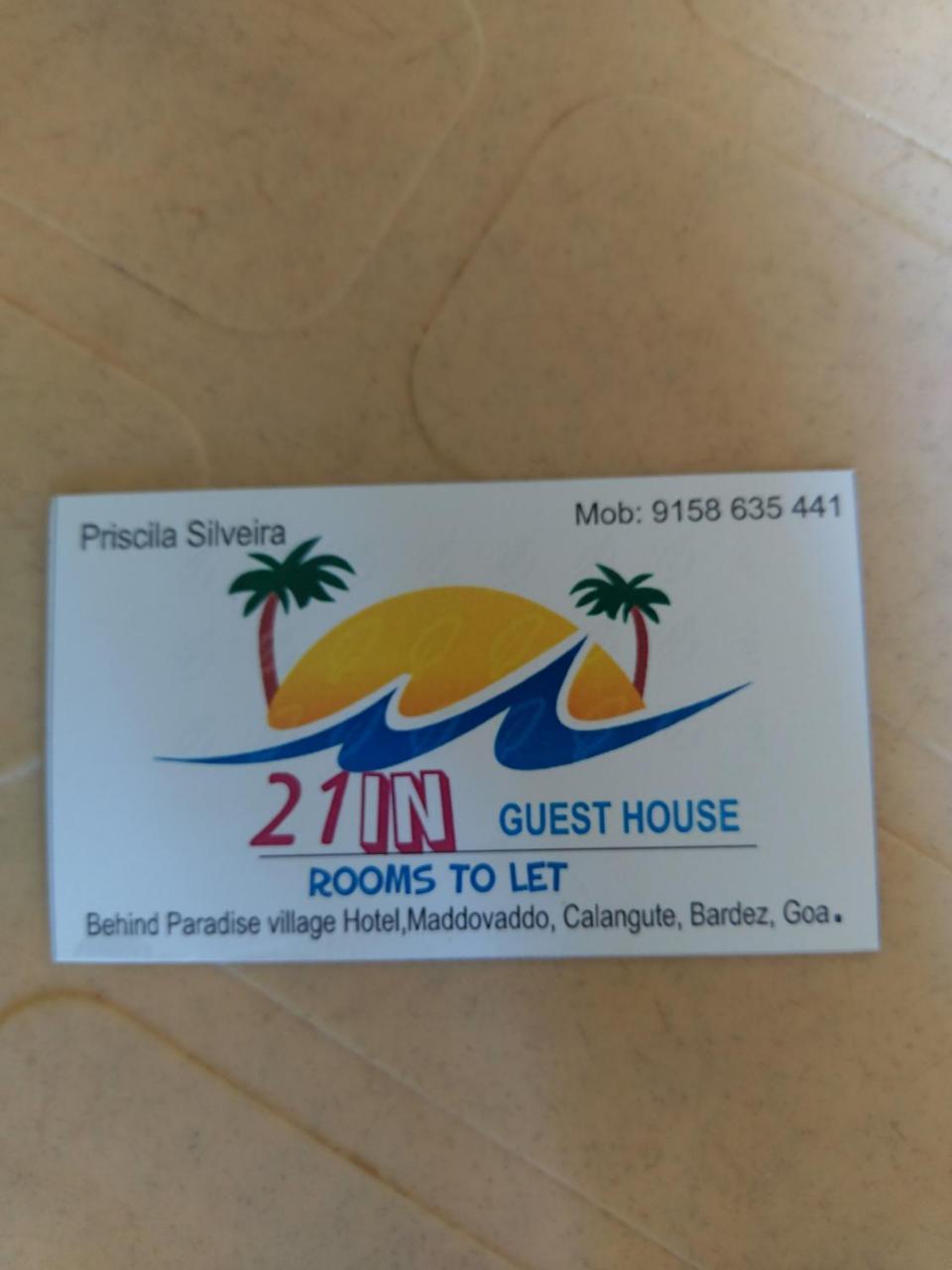 21In Guest House Калангуте Екстериор снимка